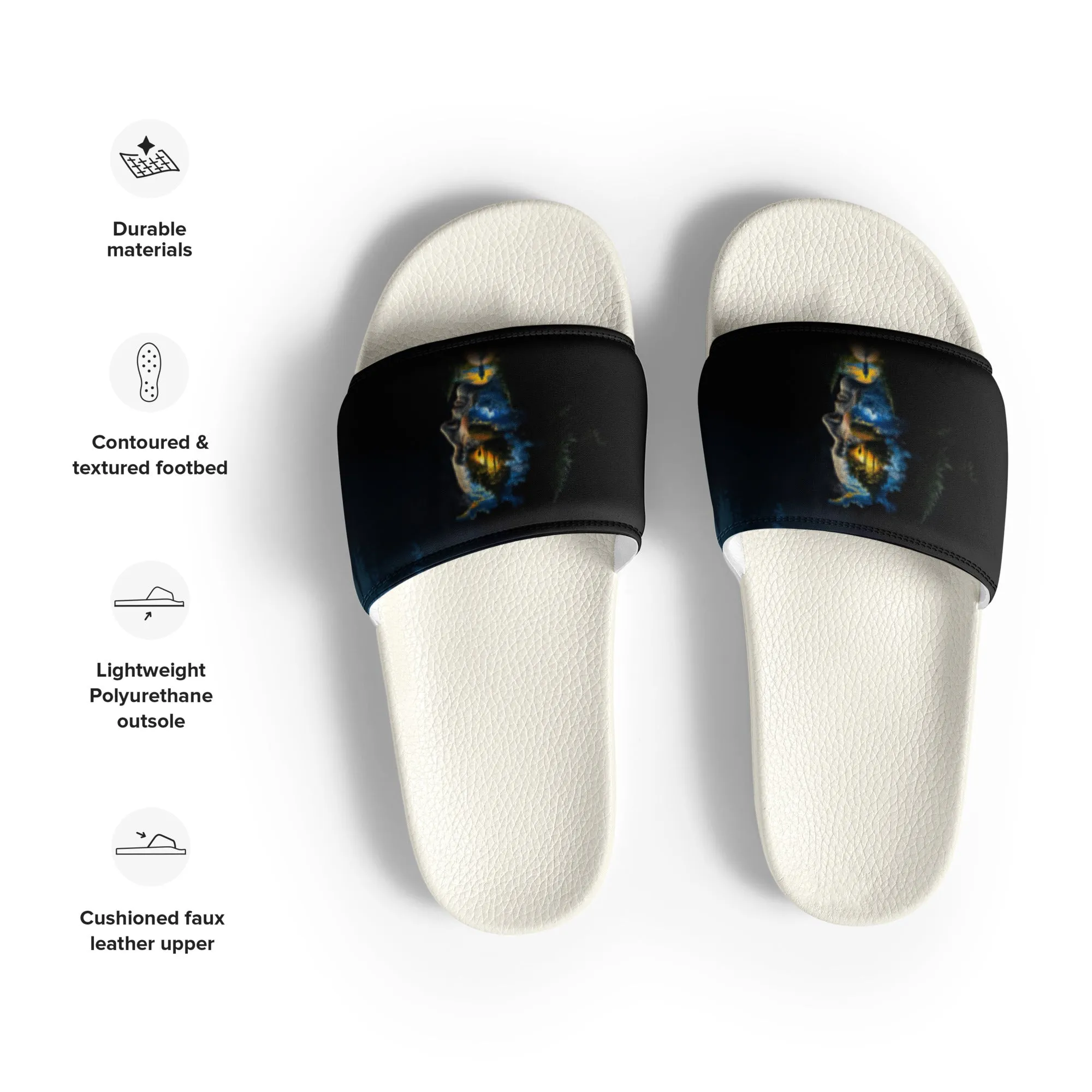 A Golden’s Grace 1st Edition: Forest Reflections Women's slides