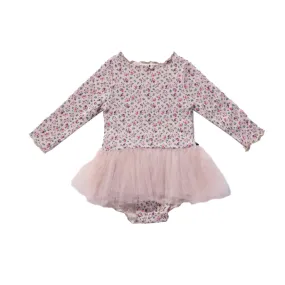Baby Poppy Flower Onesie Tutu