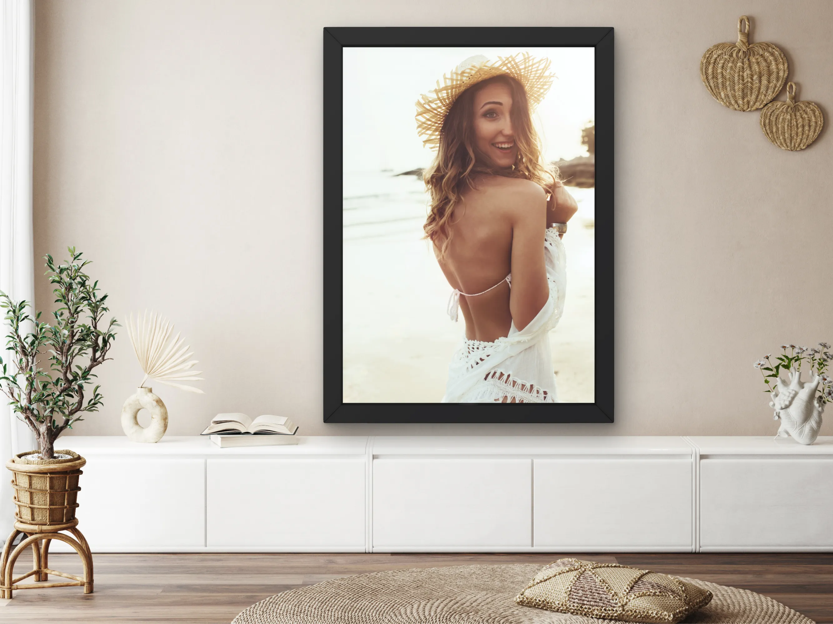 Beachside Boho Photography Printable Bohemian Wall Art