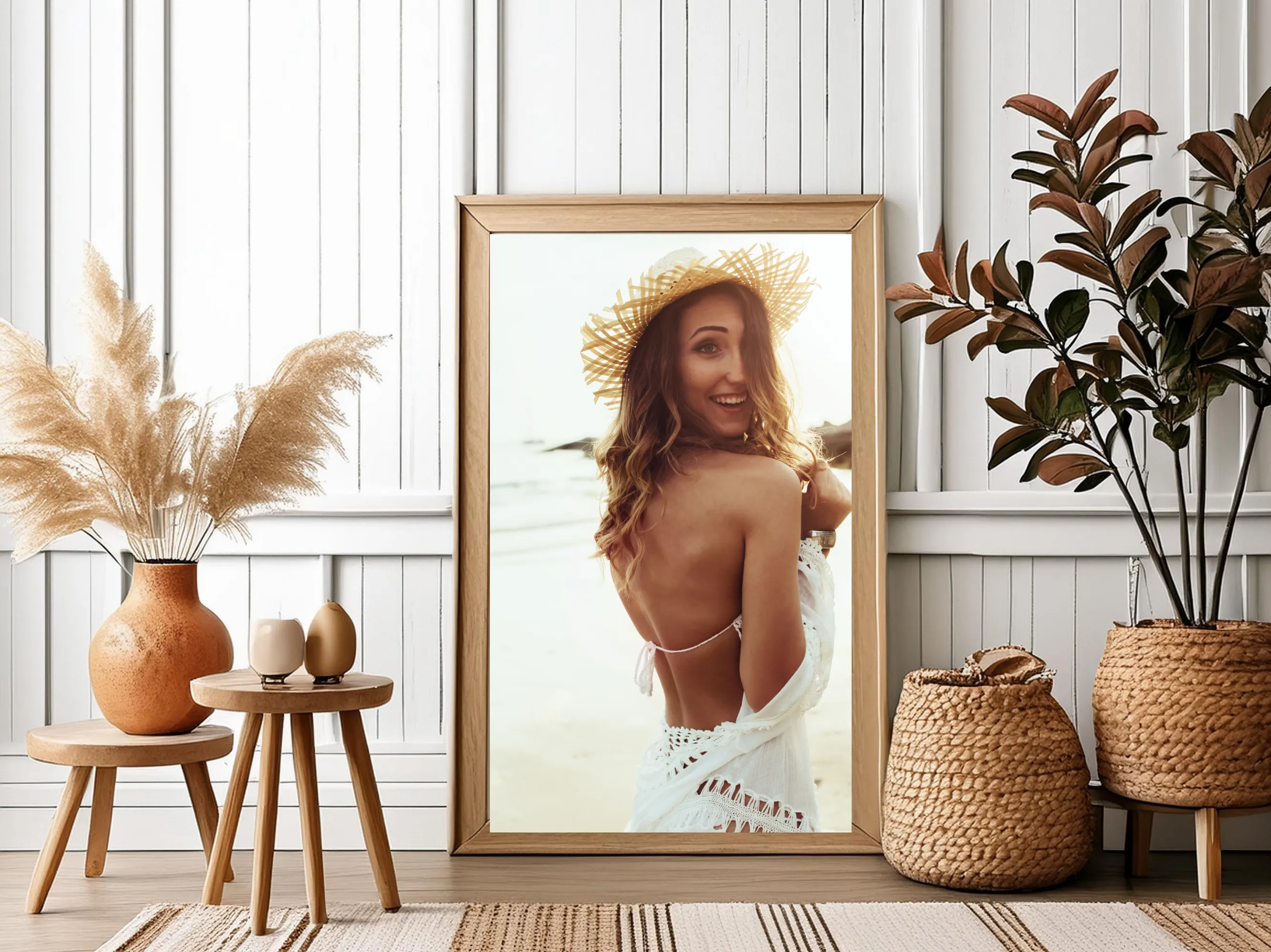 Beachside Boho Photography Printable Bohemian Wall Art
