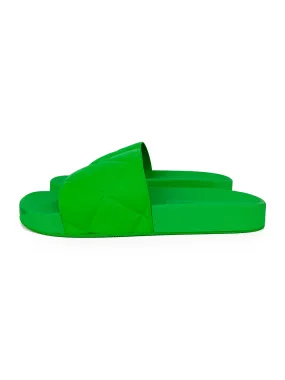 Bottega Veneta Green Sliders 40