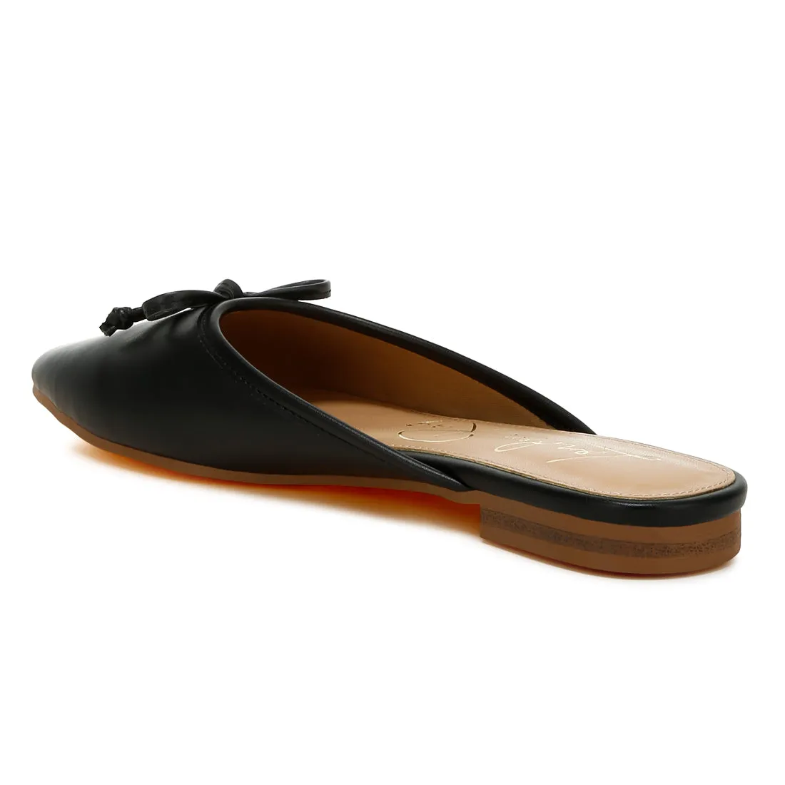 Bow Slip-On Flat Mules