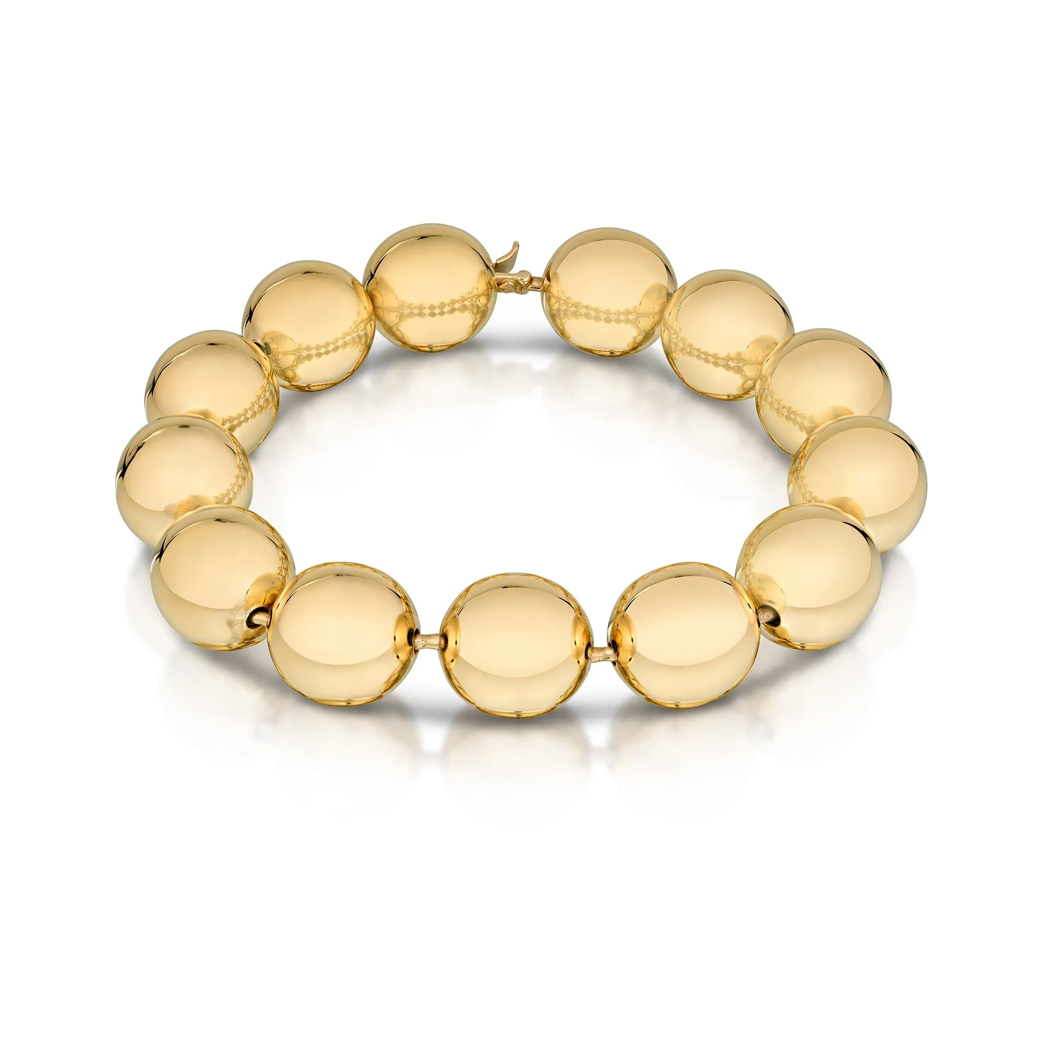 Gold Ball Bead Bracelet