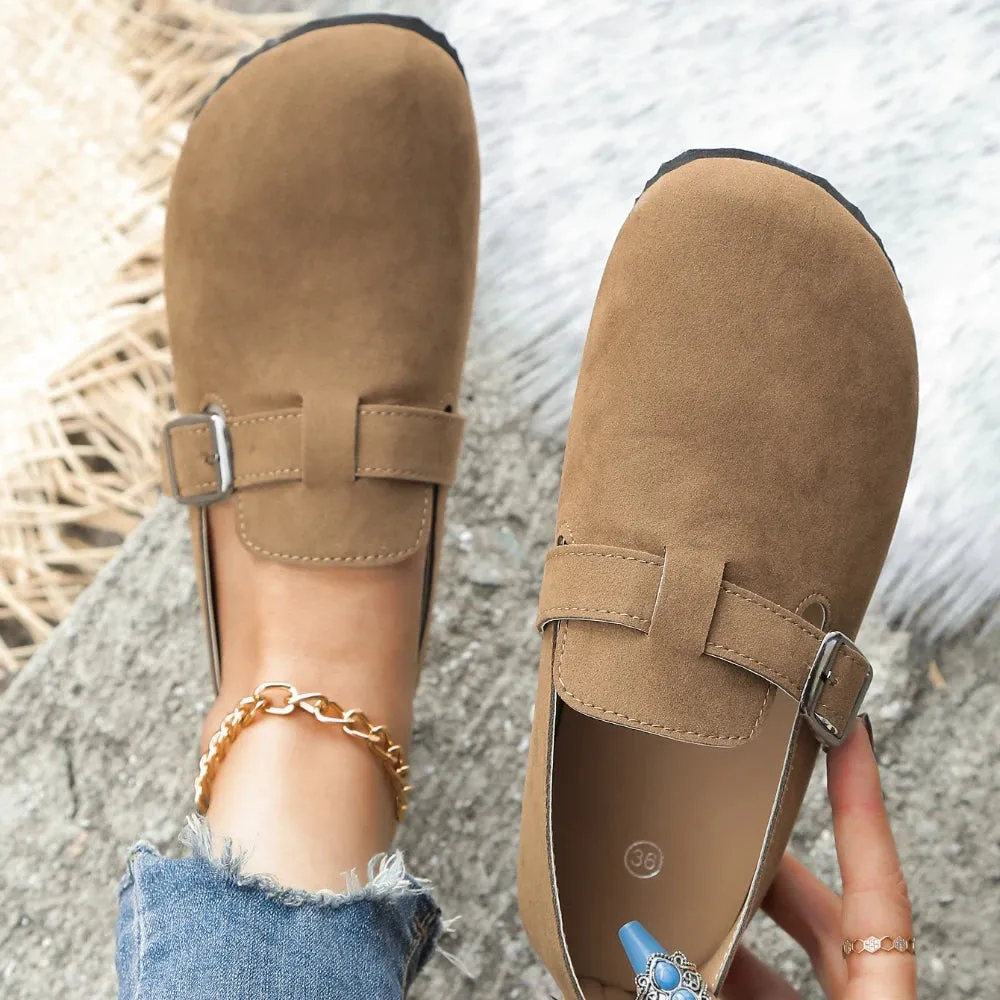 Harriet - Comfortable Suede Clogs for Women
