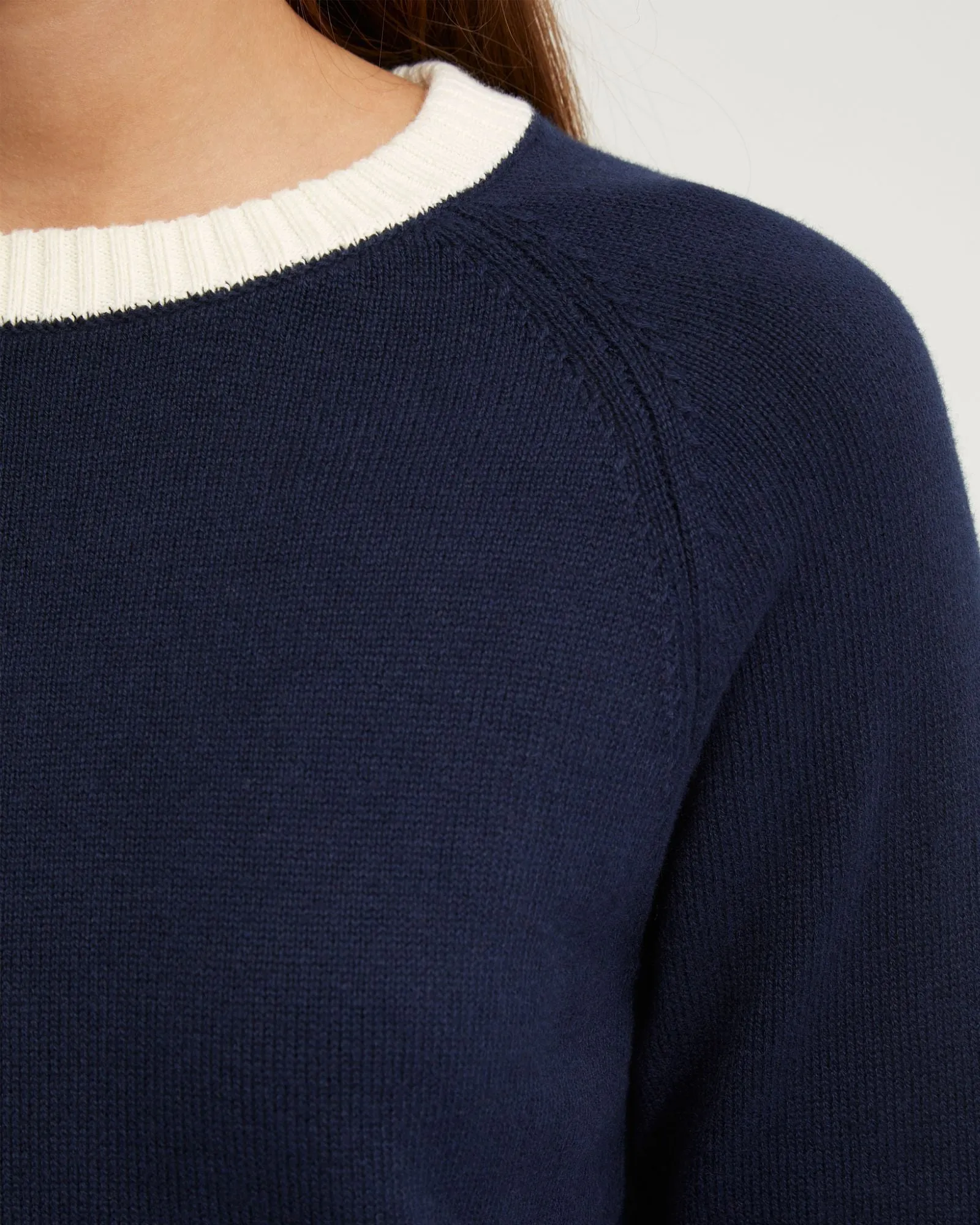 Huskie Elbow Patch Knit