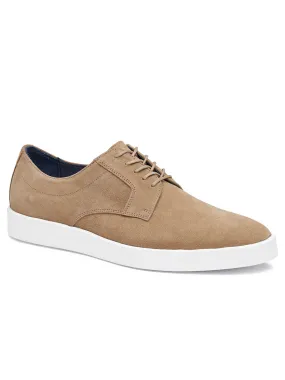 J & M Collection Bolivar Plain Toe in Taupe Italian Suede