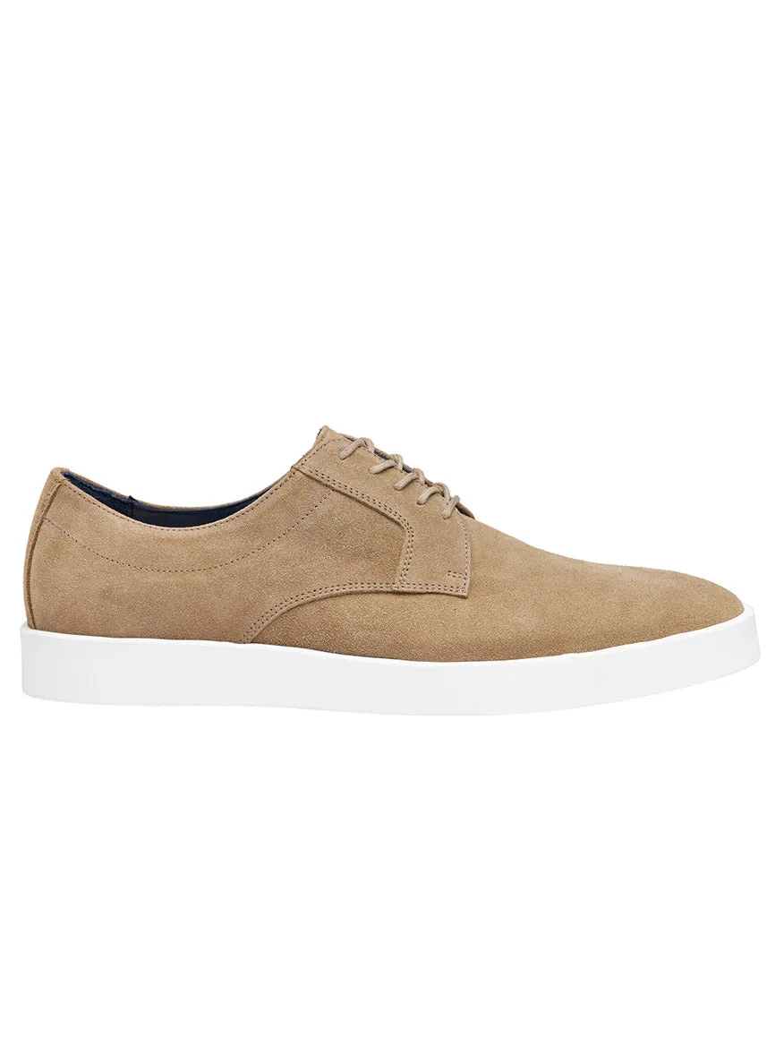 J & M Collection Bolivar Plain Toe in Taupe Italian Suede