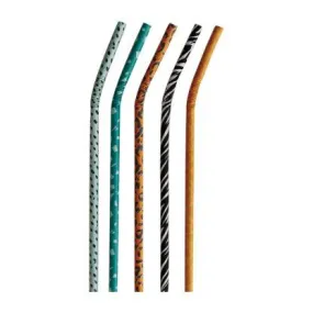 Jungle Flexible Paper Straw Mix