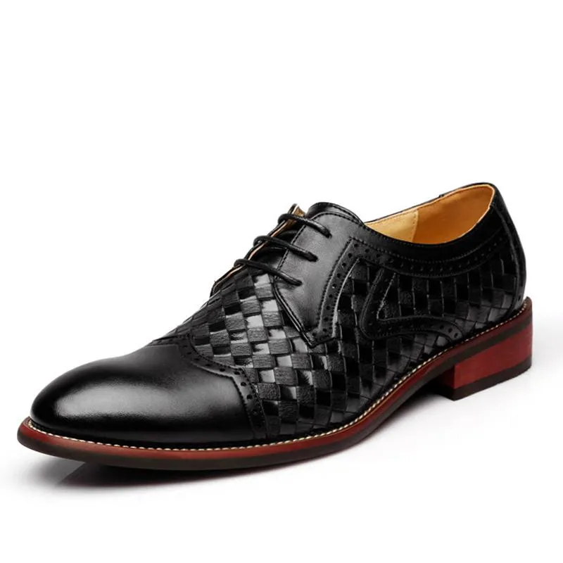 Men's Casual Breathable Leather Oxfords
