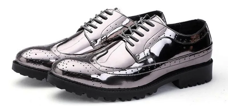 Men's Casual Leather Oxfords | Plus Size