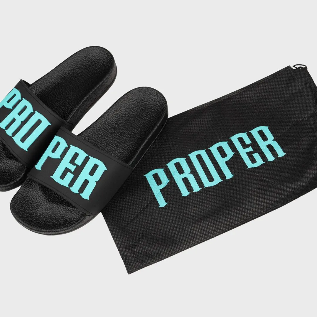 PROPER SLIDES TIFFANY BLUE