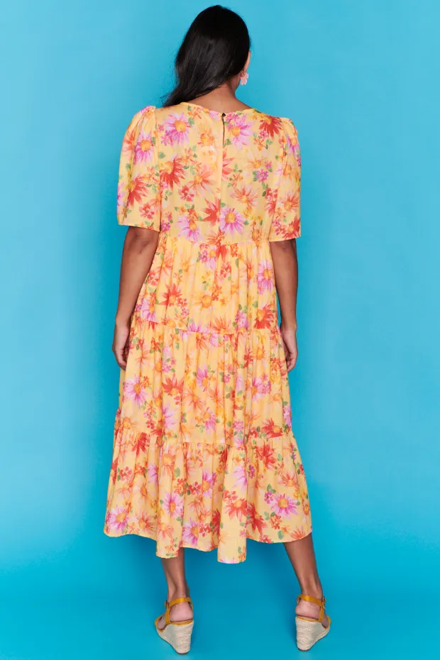 Saturn Sunflower Haze Dress