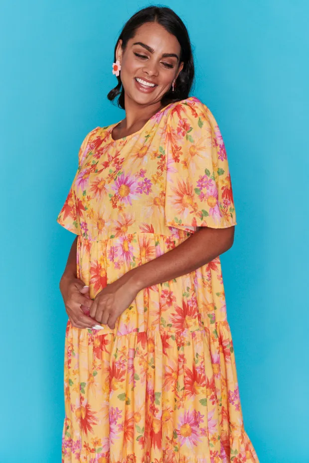 Saturn Sunflower Haze Dress